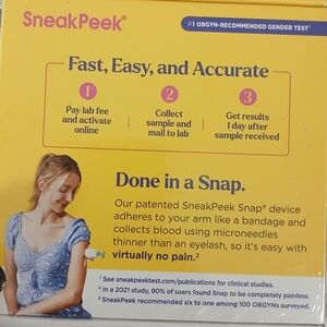 SneakPeek Gender Test Kit